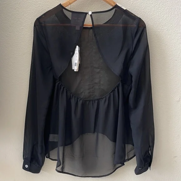 Romeo & Juliet Couture Sheer Blouse - Picture 10 of 12
